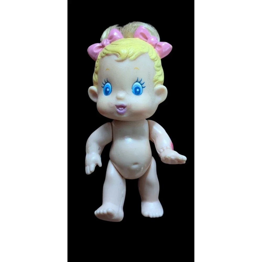 Vintage 1994 Kenner Baby Buddies Blonde Hair Doll Poseable 2.5